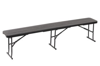 Скамья складная ЧД Nolita 43х180х28см темное дерево