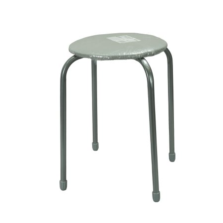 Табурет серый, форма круг 46,5х46,5х30 см Табурет серый, форма круг 46,5х46,5х30 см