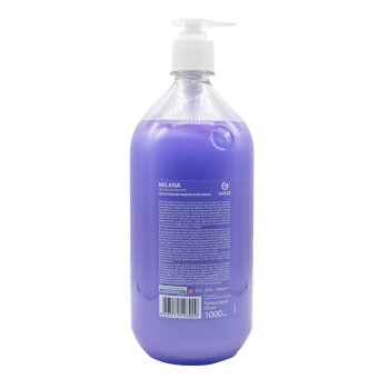 Крем-мыло жидкое Милана 1000мл Черника в йогурте