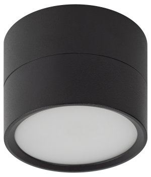 Спот ЭРА OL7 накладной неповоротный GX53 цвет черный