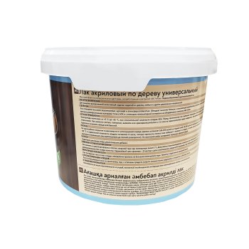 Лак ABC-Farben FARBITEX ПРОФИ, Good for Wood панельный бесцветный 0,9 л глянцевый