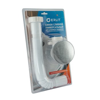 Сифон для низкого поддона ERLIT Ø5мм