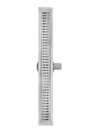 Трап линейный прямой  800х70х50мм хром
