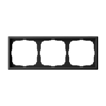 Рамка Systeme Electric ARTGALLERY 3 поста, цвет карбон, арт. GAL001003