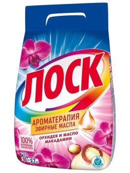 Стиральный порошок Лоск Колор для стиральных машин 2,7кг для всех видов ткани