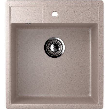 Мойка врезная Ulgran-406-302 искусственный камень 45х50х19см песочный