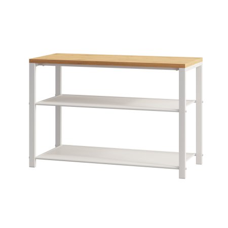 Банкетка-скамья с сиденьем 2-х ярусная Торонто23л 45х 67х 30см цвет белый