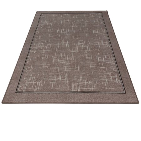 Ковер интерьерный Карпет Элиз прямой 1,2х0,8м коричневый