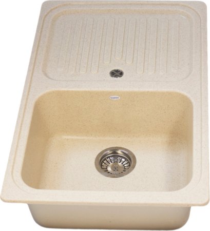 Мойка врезная Ulgran-202-328 искусственный камень 49х64х19см бежевый