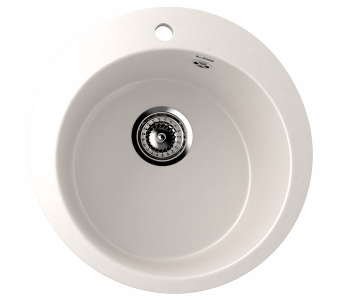 Мойка врезная Ulgran-405-331 искусственный камень 22см 50 белый