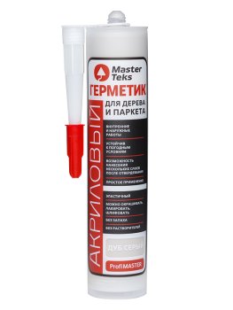 Герметик для паркета MasterTeks ProfiMaster акриловый дуб серый 290 мл
