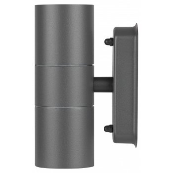 Светильник фасадный настенный ЭРА серый GU10 35Вт