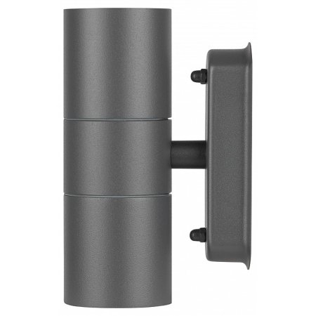 Светильник фасадный настенный ЭРА серый GU10 35Вт