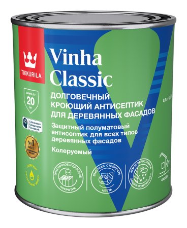 Антисептик Tikkurila Vinha CLASSIC декоративный основа VVA 0,9 л