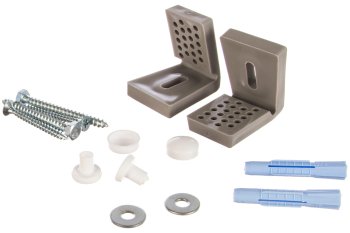 Набор скрытого крепления для унитаза к полу MasterProf 6мм 2 шт цвет хром