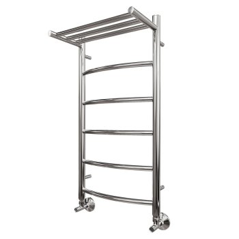 Полотенцесушитель ТЭРА Классика 1"х1/2" гш водяной 500х730 мм лесенка хром