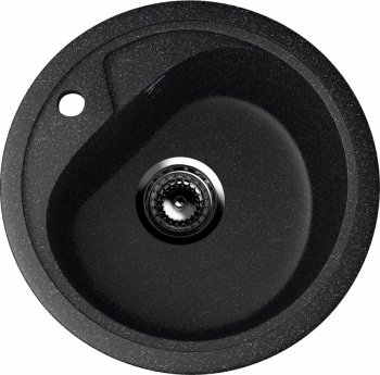 Мойка врезная Ulgran-101-308 искусственный камень 40х36,5х18см 50 черный