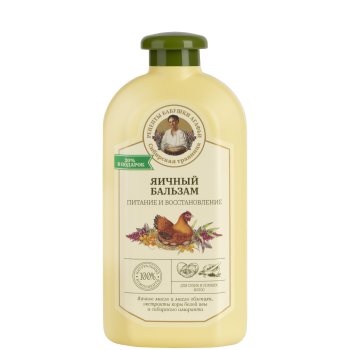 Бальзам для волос Рецепты бабушки Агафьи Яичный для сухих и ослабленных волос 500 мл