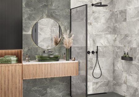 Керамогранит Stoncrete, Gray 60х30х0,95 см