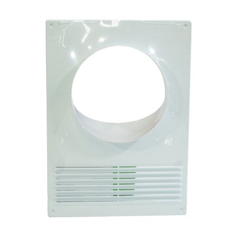 Решетка  ПТПР  Ø12см 25 х 18 см белая Решетка  ПТПР  Ø12см 25 х 18 см белая