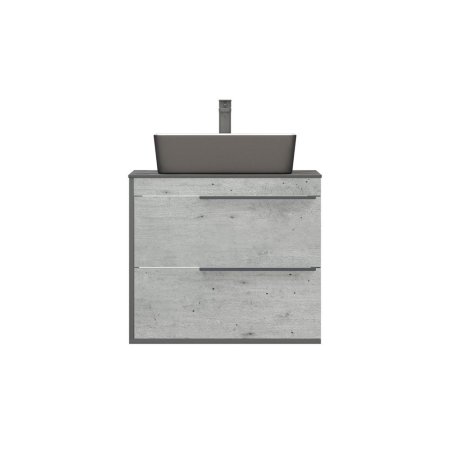 Тумба подвесная Грэмми 57,5х65х47см цвет серый