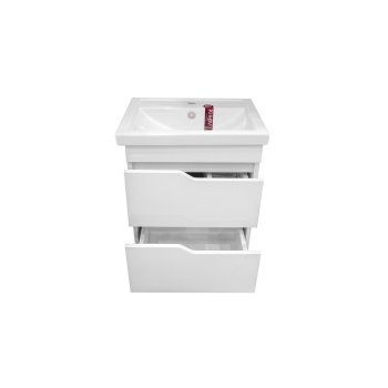 Тумба подвесная Теона 55х50х38см цвет белый