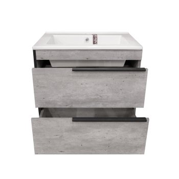 Тумба подвесная Грэмми 57,5х65х47см цвет серый