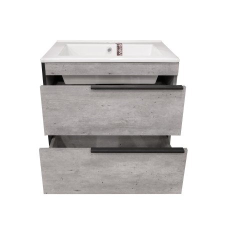 Тумба подвесная Грэмми 57,5х65х47см цвет серый