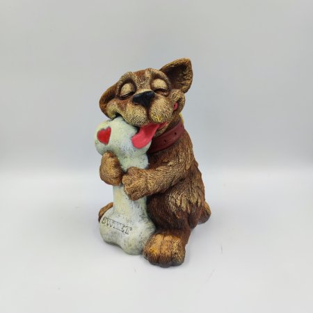 Садовая фигура Пёс Бася 29см