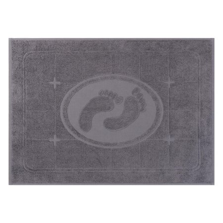 Коврик махровый Cleanelly Morning 50х70см цвет темно-серый