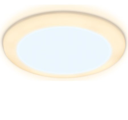 Светильник светодиодный встраиваемый Ambrella DCR 303 10+4Вт 1050Лм 6400/3000К холодный+теплый IP20 с драйвером