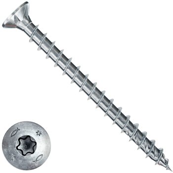 Саморез универсальный 6х50 мм оцинкованный 6шт