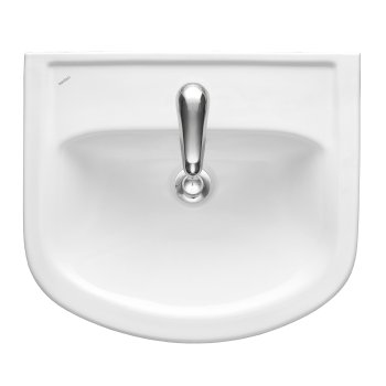 Раковина Акватон Крит фарфор полукруглая цвет белый