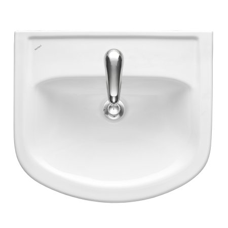 Раковина Акватон Крит фарфор полукруглая цвет белый