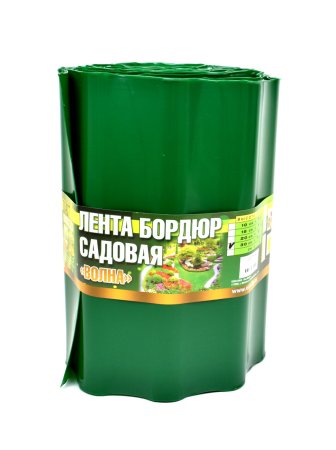 Лента бордюрная ЭКО-ПЛАСТ Волна зеленая