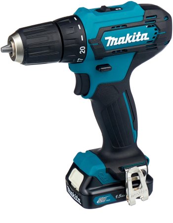 Дрель-шуруповерт аккумуляторная Makita DF333DWAE Li-lon 12В 2x2Ач 30Нм