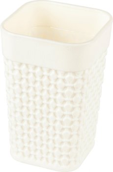 Стакан для зубных щеток OSLO пластик цвет белый