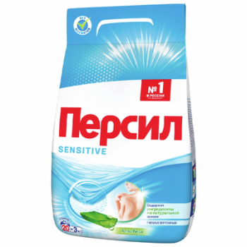 Порошок Персил Сенситив для всех типов стирки 3кг для всех видов ткани, кроме шелка