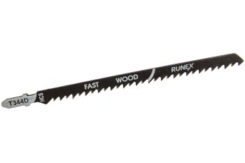 Пилка для лобзика Runex T344D 120 мм по дереву 2 шт.