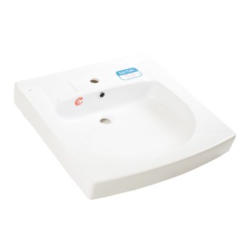 Раковина Santek Пилот керамика 615мм квадратная цвет белый