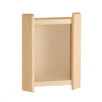 Абажур для бани Добропаровъ Угловой дерево/стекло 29х39 см