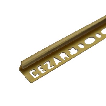 Профиль для плитки внутренний 8 мм Золотой 2,5 п.м