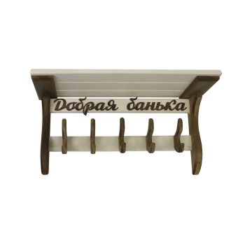 Полка настенная Лесдар 20х43 см липа