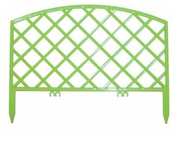 Забор декоративный Мегаспан Решетка салатовый