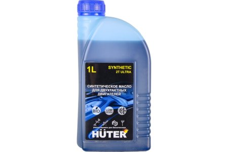 Масло моторное 2-х тактное HUTER Ultra синтетическое 1л