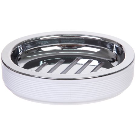 Мыльница Амадей пластик цвет белый настольная