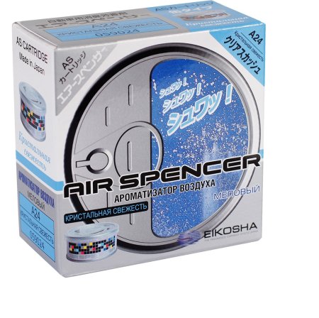 Ароматизатор на приборную панель меловой EIKOSHA SPIRIT REFILL CLEAR SQUASH