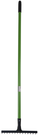 Грабли витые с черенком Дед Банзай углеродистая сталь толщиной 2,0мм 14 зубьев