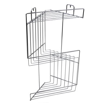 Полка для ванной 3 ярусная угловая Modern цвет хром