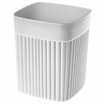 Стакан для зубных щеток VELVET пластик цвет серый